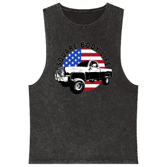Squarebody Truck 4X4 Square Body Mineral Wash Tank Tops