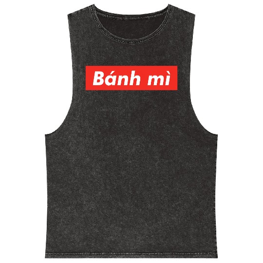Banh Mi red boxx Vietnam Vietnamese Sandwich Viet Mineral Wash Tank Tops