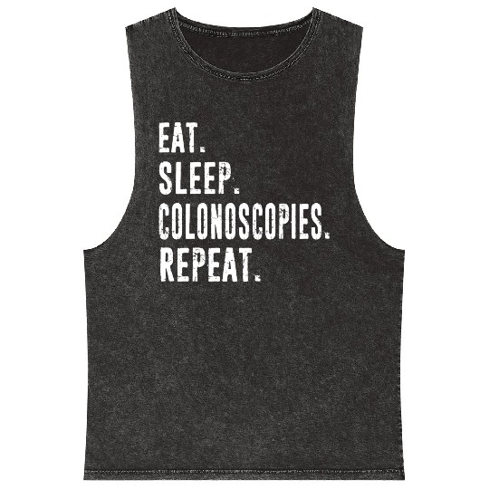 Gastroenterologist Colonoscopy Doctor Nurse Funny Mineral Wash Tank Tops