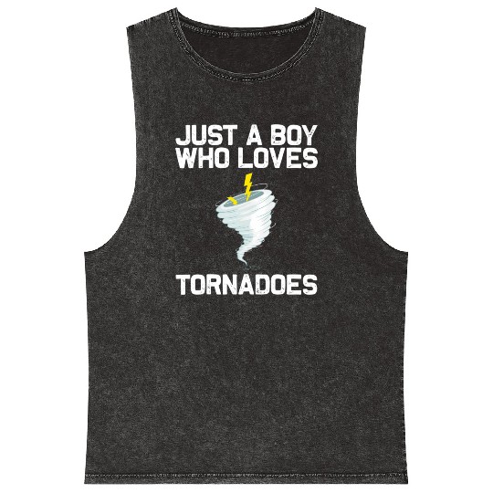 Tornado For Hurricane Weather Chaser Mineral Wash Tank Tops