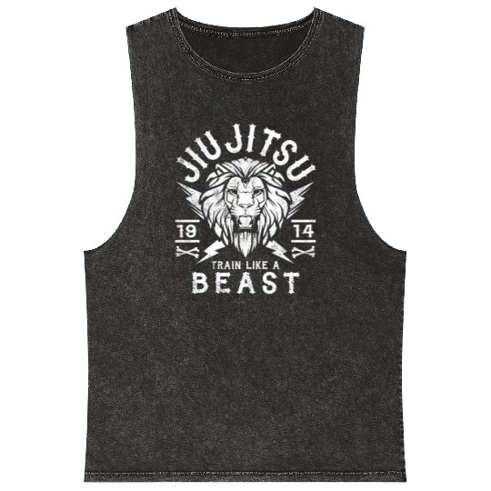 Jiu Jitsu Brazilian Jiu Jitsu Mma Bjj Mineral Wash Tank Tops