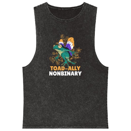 Toad-Ally Nonbinary Mineral Wash Tank Tops