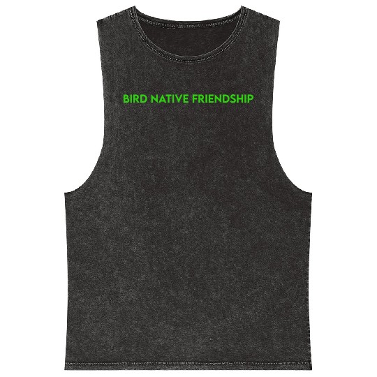 BIRD NATIVE FRIENDSHIP Mineral Wash Tank Tops