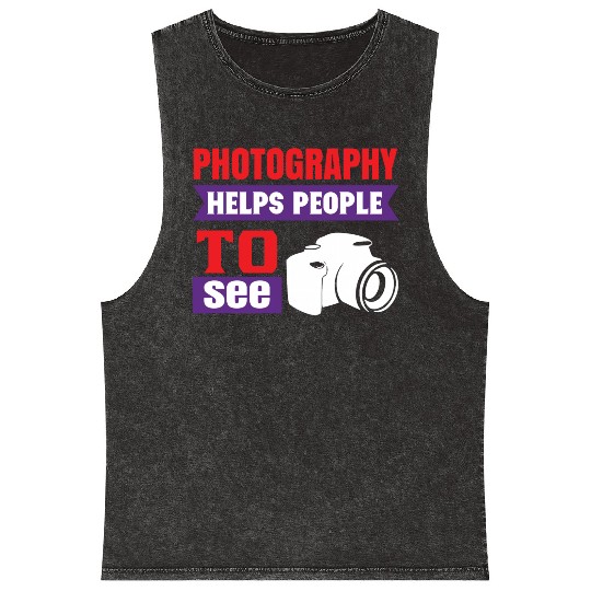 Photography Helps People To See Mineral Wash Tank Tops