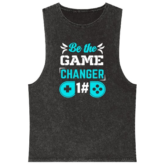 BE THE GAME CHANGER Mineral Wash Tank Tops