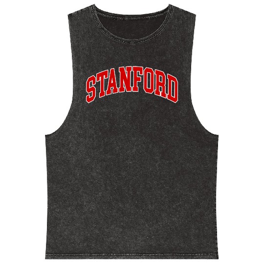 Stanford California - Throwback - Mineral Wash Tank Tops