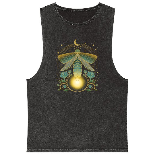 Firefly Magical Lunar Mystical For Nature Mineral Wash Tank Tops