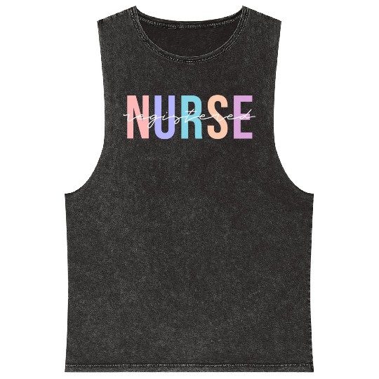 Registered Nurse Rn Emergency Room Nurse Mineral Wash Tank Tops