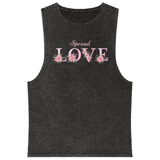 Spread Love Mineral Wash Tank Tops