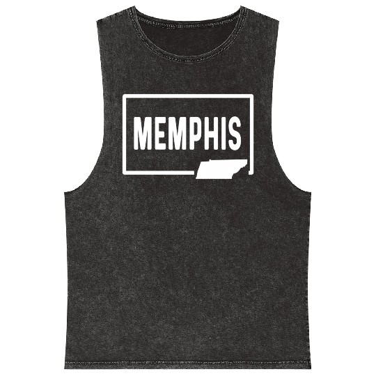 Memphis Tennessee Tn - Home Hometown Vacation Mineral Wash Tank Tops