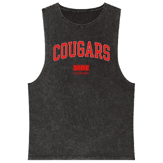 Southern Illinois Edwardsville Cougars Arch Mineral Wash Tank Tops
