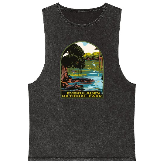 everglades national park Mineral Wash Tank Tops