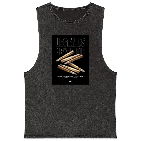 Legends Never Die Mineral Wash Tank Tops