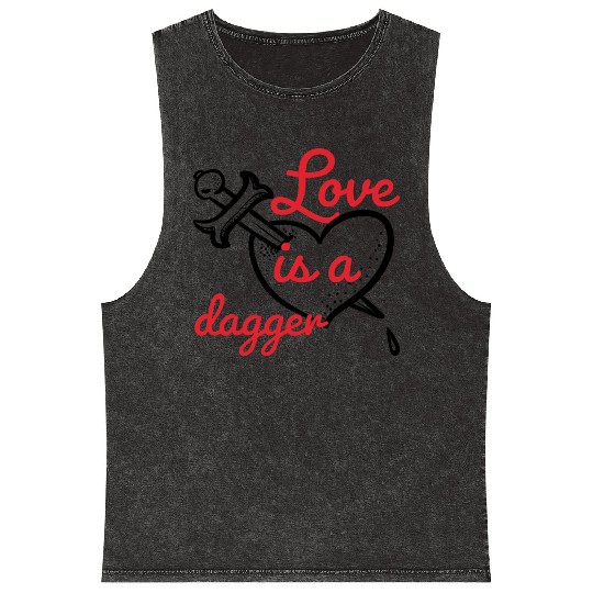 Loki Love Mineral Wash Tank Tops