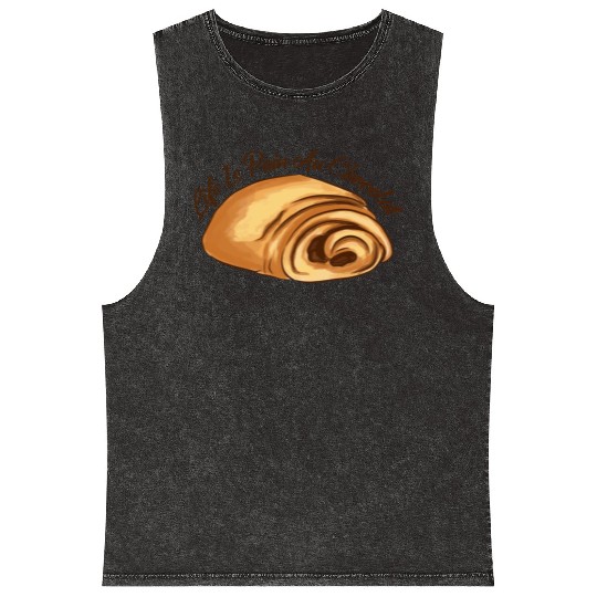 Life Is Pain And Chocolate Sweet Foods Mineral Wash Tank Tops