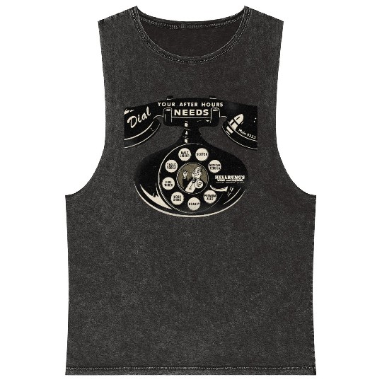 Vintage St. Louis Liquor Store Mineral Wash Tank Tops