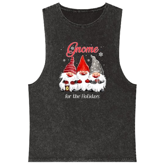 Gnome For The Three Gnomes Mineral Wash Tank Tops