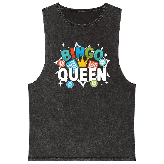 Bingo Player Bingo Mineral Wash Tank Tops