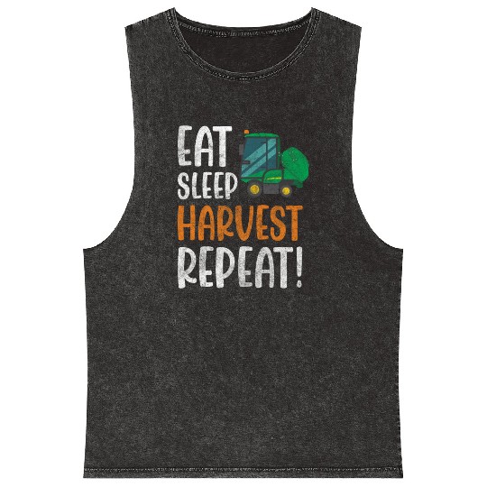 Farmer Field Worker Harvest Time Vegetable Mineral Wash Tank Tops
