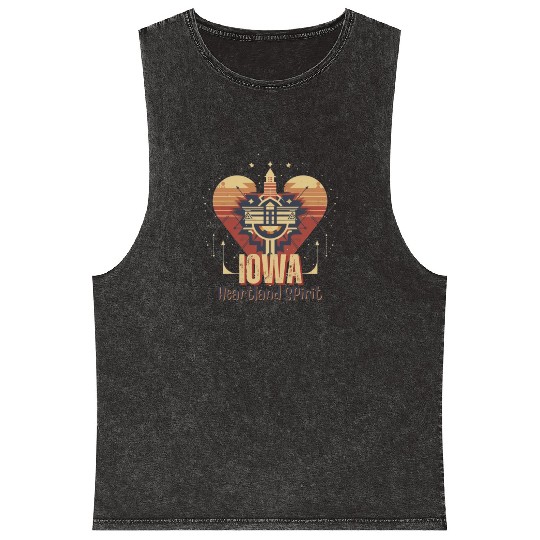 IOWA Heartland Spirit Mineral Wash Tank Tops