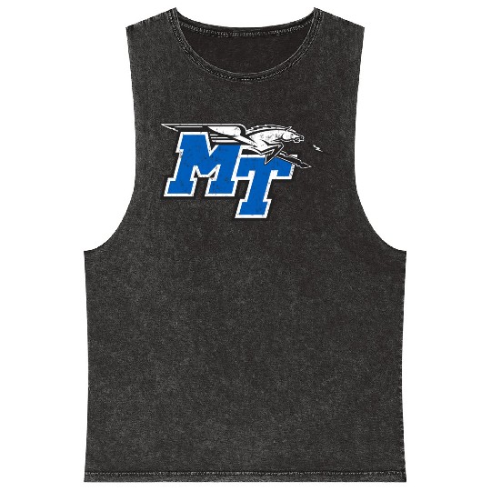 Middle Tennessee State e Raiders Distressed Mineral Wash Tank Tops