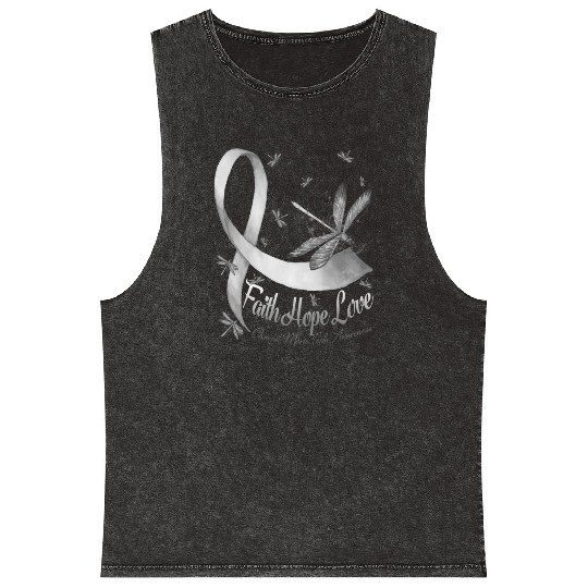 Faith Hope Love Charcot Marie Tooth Awareness Mineral Wash Tank Tops