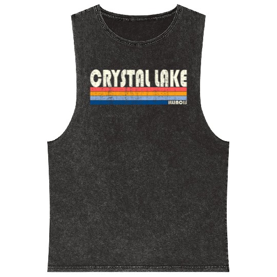 70S 80S Style Crystal Lake Il Mineral Wash Tank Tops