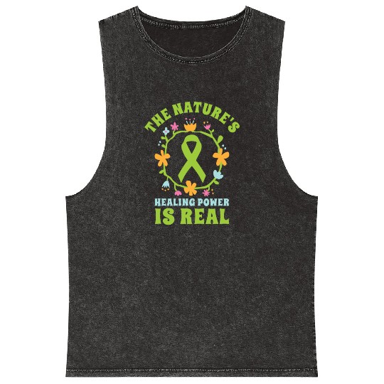 Mental Health Nature Environment Health Awareness Mineral Wash Tank Tops