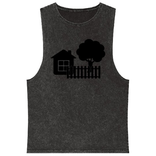 Garden shed gardener Mineral Wash Tank Tops