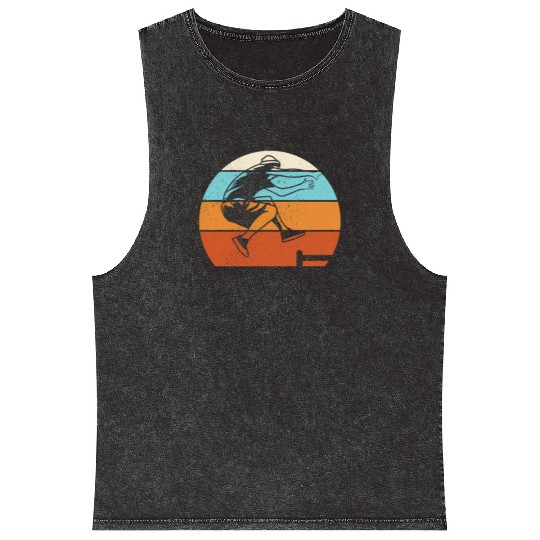 Parkour Retro Mineral Wash Tank Tops