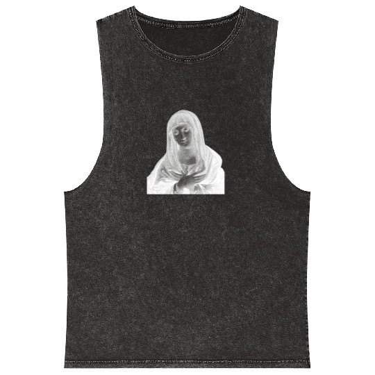Our Lady Of Guadalupe Virgin Mary Mineral Wash Tank Tops