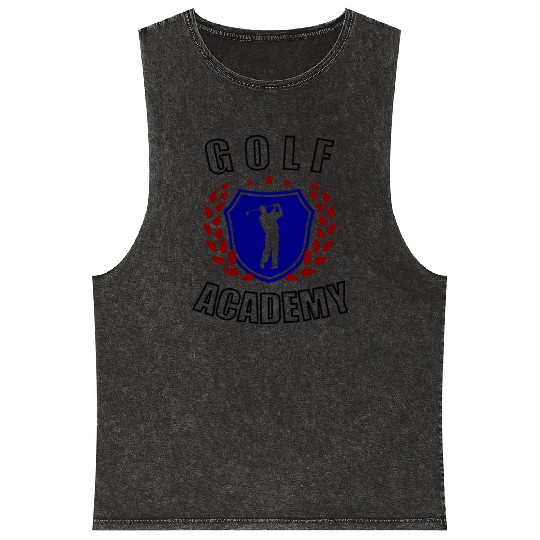 Golf Academy Mineral Wash Tank Tops