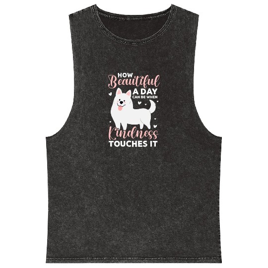 How Beautiful A Day Can Be, Great Pyrenees Mineral Wash Tank Tops