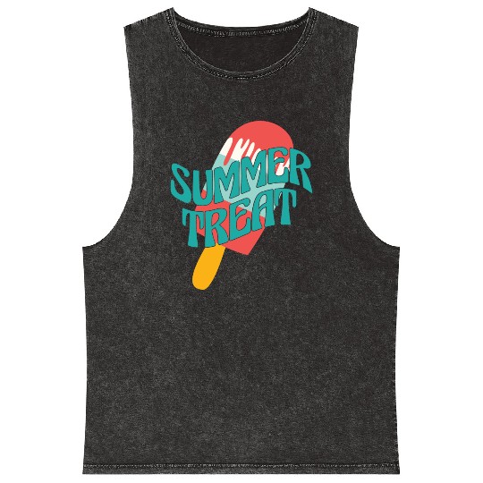 Summer Vibes Mineral Wash Tank Tops