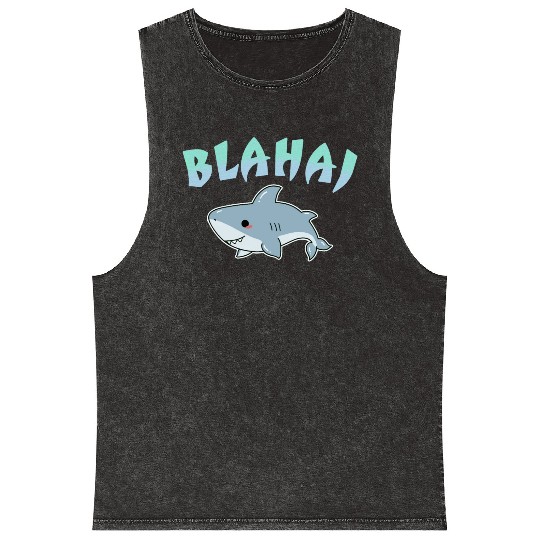 Blåhaj - Blahaj Love is Love LGBTQ + Pride Anime Mineral Wash Tank Tops