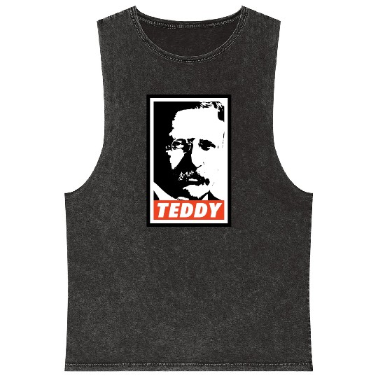 Teddy Roosevelt Mineral Wash Tank Tops