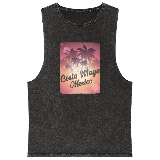 Costa Maya Mexico Mineral Wash Tank Tops