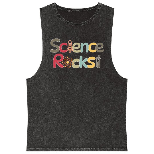 Science Rocks Science Teacher Chemistry Mineral Wash Tank Tops