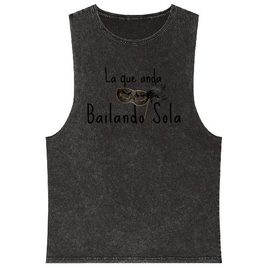 Lonely Dancer Mineral Wash Tank Tops