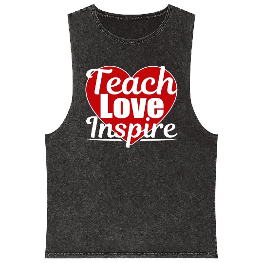Teacher teacher teaching student aesthetic Mineral Wash Tank Tops