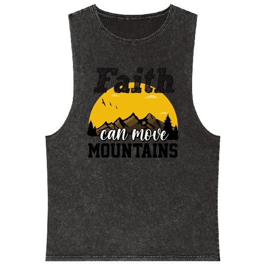 Faith Can Move Mountains Mineral Wash Tank Tops