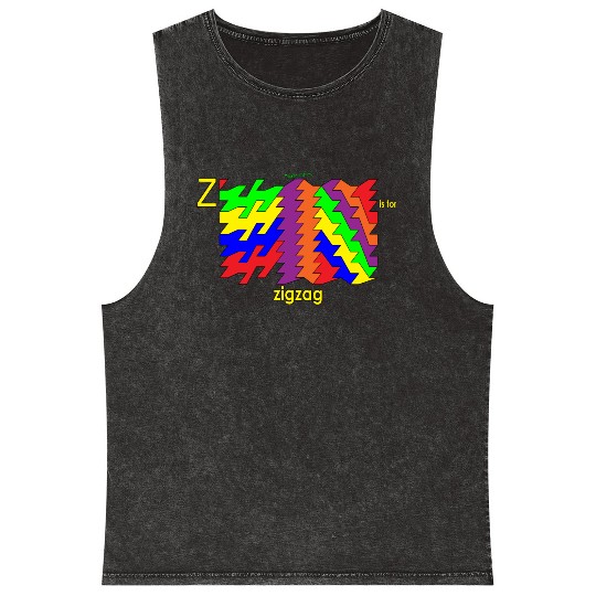 z is for zig zag Mineral Wash Tank Tops