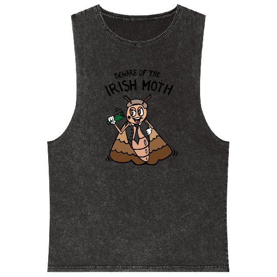Beware of the Irish Moth / Mob Mineral Wash Tank Tops