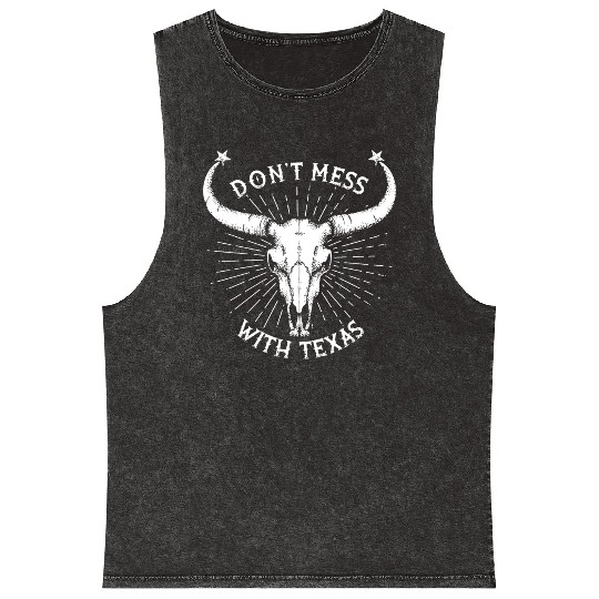 Don't mess with Texas. Mineral Wash Tank Tops