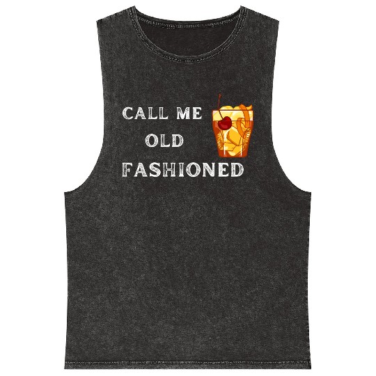 Call Me Old Fashioned Mineral Wash Tank Tops