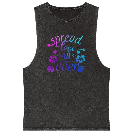 Spread love over Mineral Wash Tank Tops