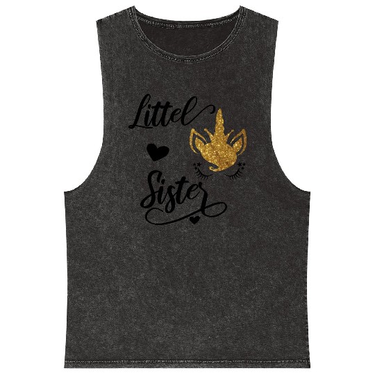 Big Sister Big Brother Little Sister Mineral Wash Tank Tops