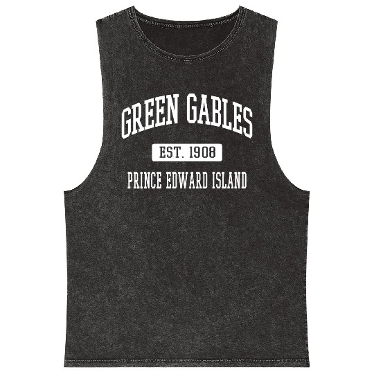 Anne Of Green Gables Mineral Wash Tank Tops