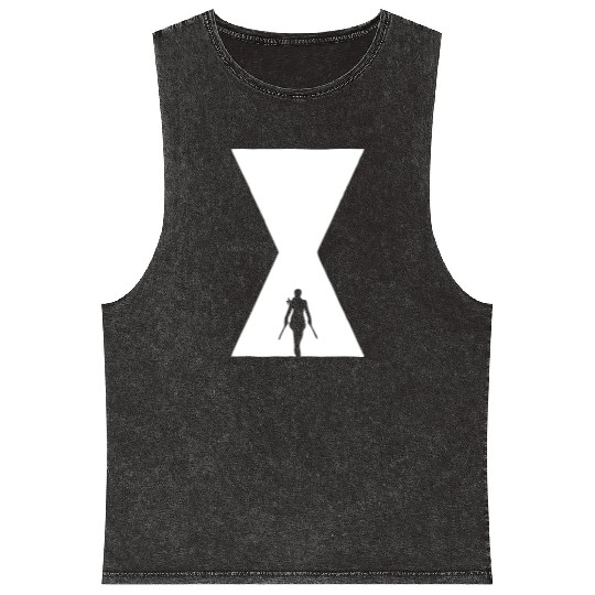 The Black Widow Mineral Wash Tank Tops