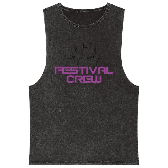 Festival Crew Mineral Wash Tank Tops